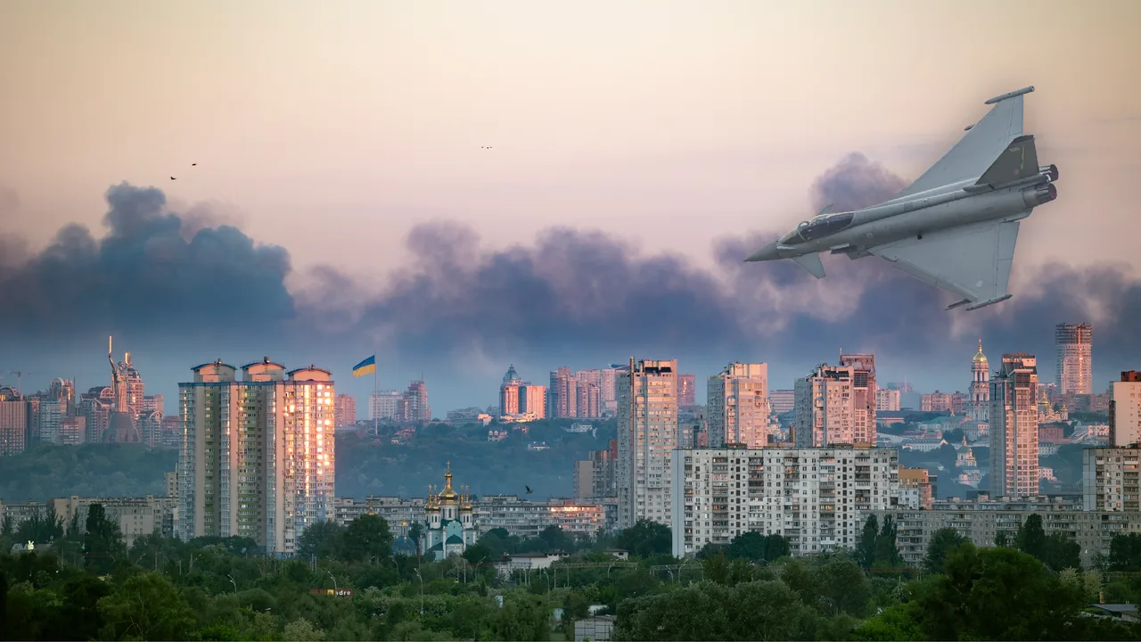 A typhoon adopt the aftermath of sophisticated Russian strikes. 